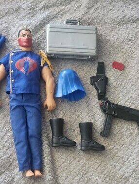 vintage 1992 Hasbro G.I. Joe Hall of Fame Cobra Commander 12-inch action figure.